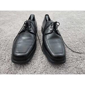 Bostonian Shoes Mens Size 13 Black Leather Dress Oxfords Square Toe Formal 26705